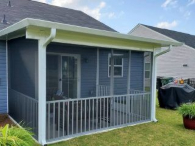 Patio Cover with Screen Wall Installation in Birmingham, AL