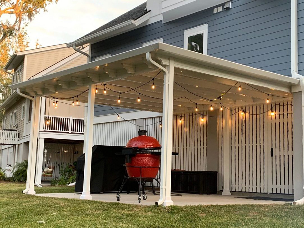 Classico White Renaissance Patio Cover