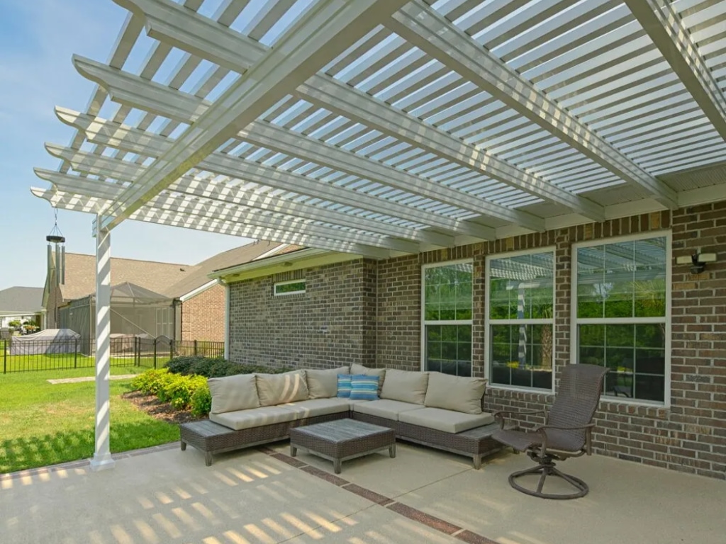 Aria shade lattice Renaissance Patio Cover